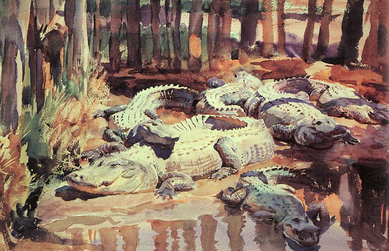 John Singer Sargent Muddy Alligators china oil painting image